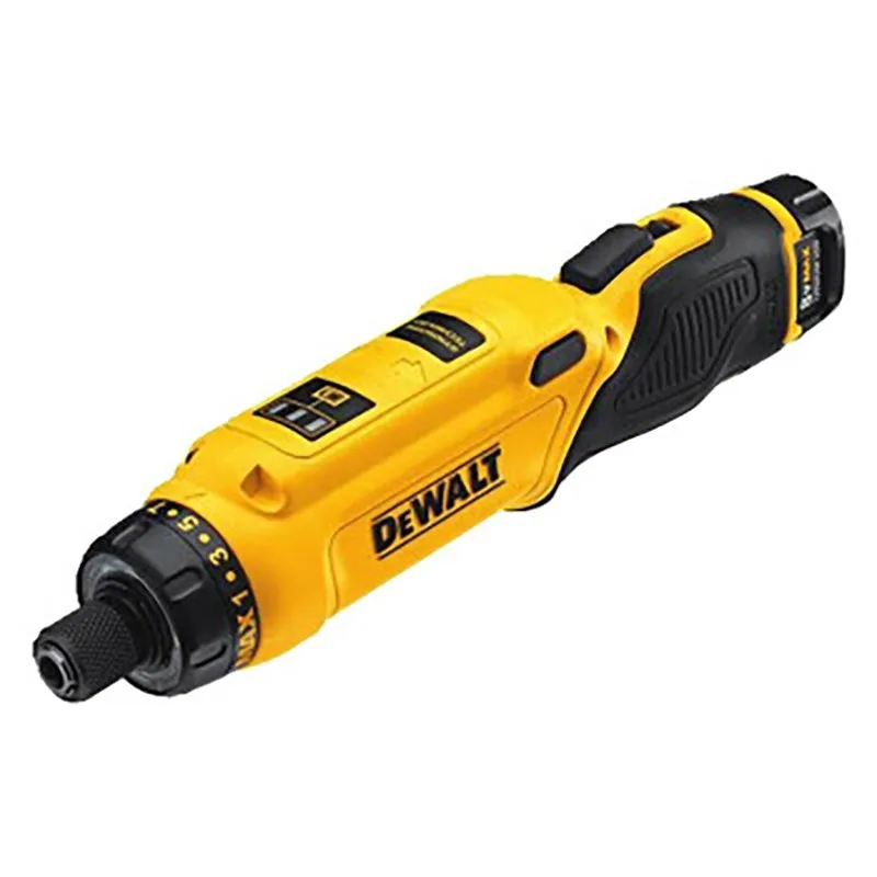 DEWALT DCF680G2 Electric Screwdriver 7.2V Lithium Battery Gravity Induction Rechargeable Adjustable Speed Screwdriver 1.0Ah