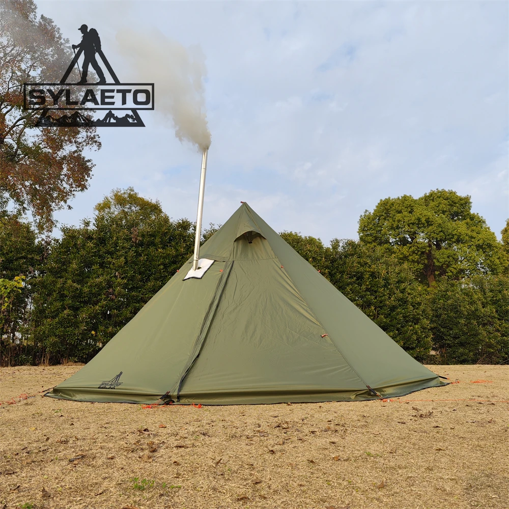 MCETO TX400Ultra Winter Stove Tent Height Adjustable Tipi Hot Camping Hunting Trip Gears