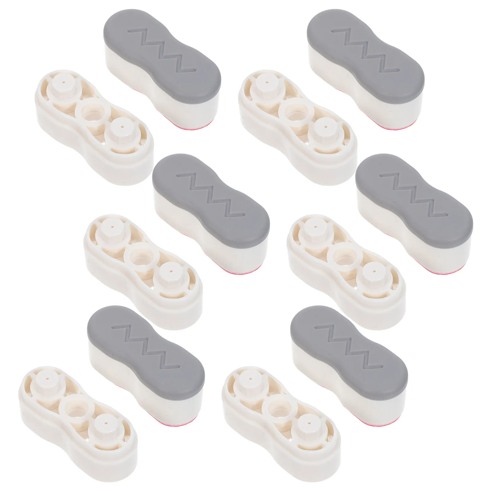 6Sets Toilet Seat Bumpers Cushion Pads Height Increasing Noise Reducing Non Slip Toilet Seat Riser Pads for Elderly Joint