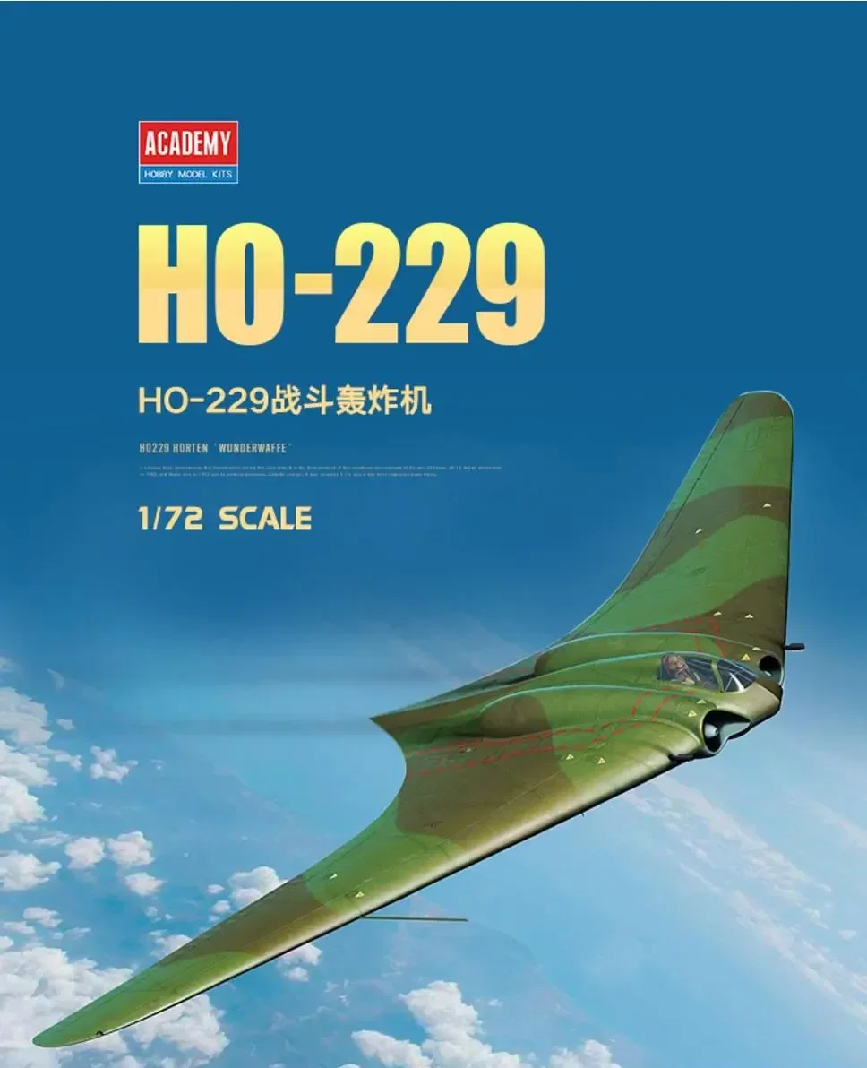 アカデミー組み立て航空機プラモデルキット 12583 1/72 HO229 戦闘爆撃機
