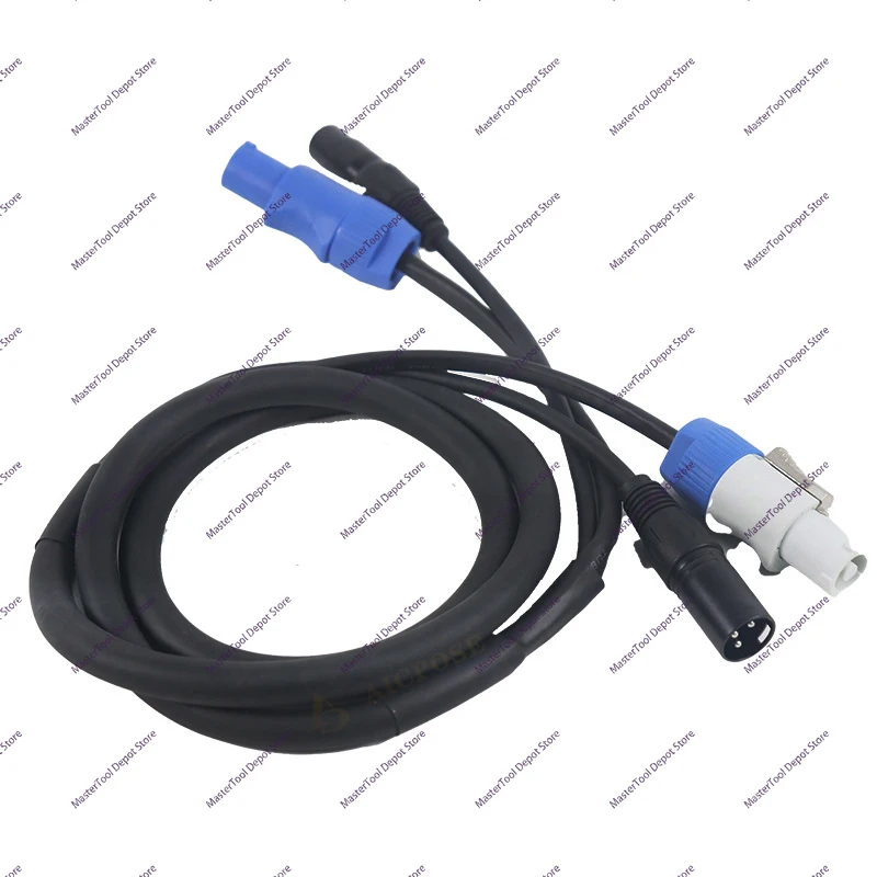 LED Par Light Moving Head Light Signal Line Audio Combination Cable 3*1.5mm² DMX Dimming Desk Line Stage Lighting