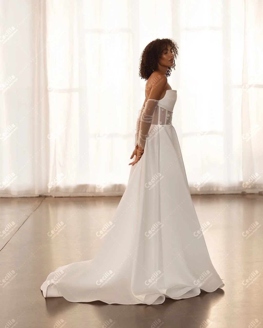 Modern Wedding Dresses A Line Satin Bridal Gowns Sleeveless Backless Robes Floor Length Pearl Decoration Vestidos De Novia 2026