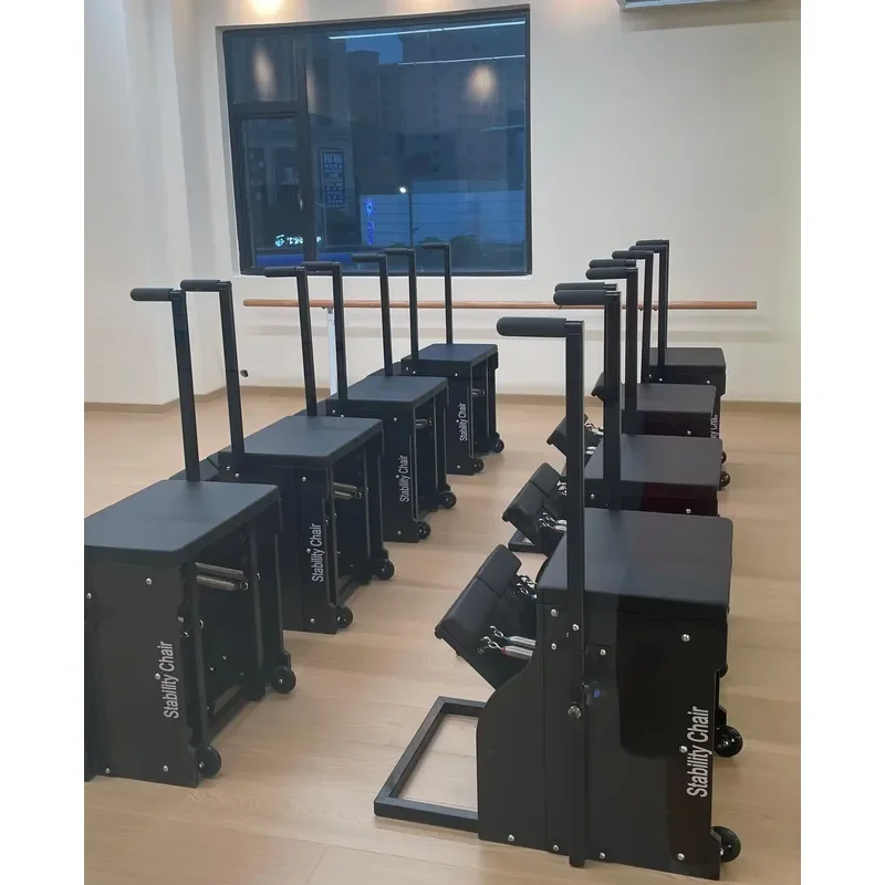 Premium Elite Durable Portable Adjustable Wood Pilates Wunda Chair High Grade Commercial Stability Training Equipment