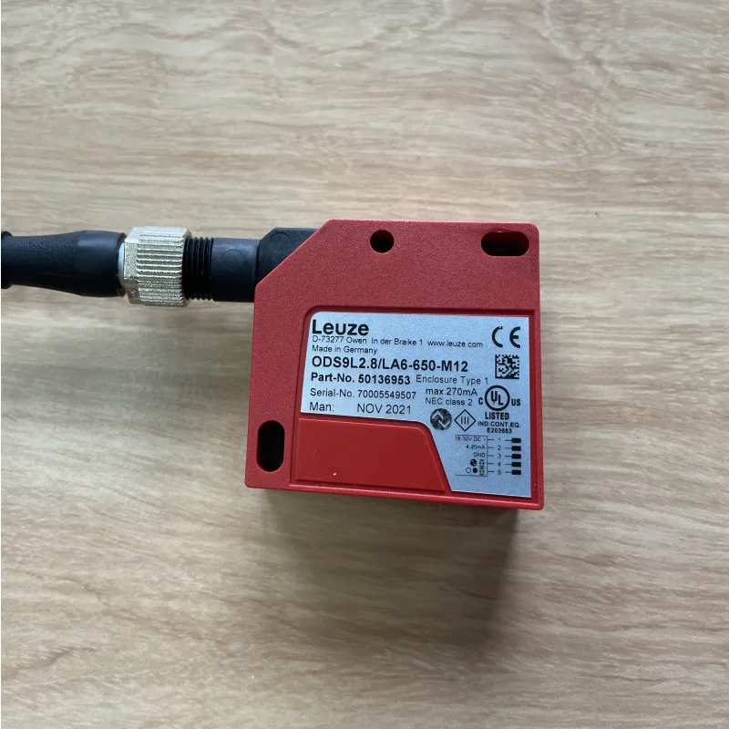 ODS9L2.8/LA6-650-M12 Optical Ranging Sensor Order Number: 50136953