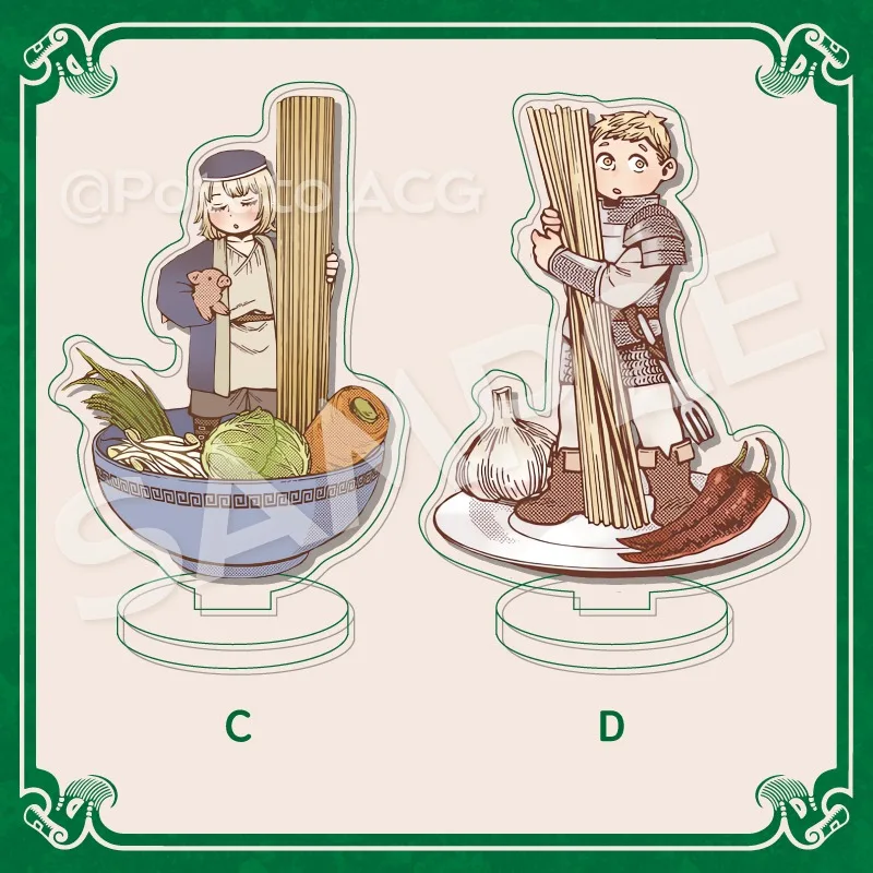 Delicious in Dungeon Acrylic Stand Figure Falin Touden‌ Marcille Anime Peripheral Fashion Creative Noodle Series Ornament New