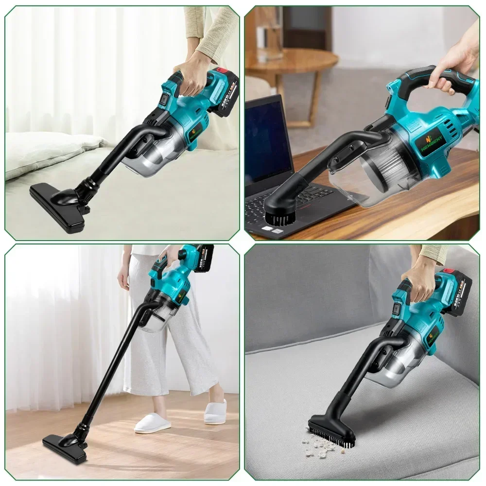 

A For Electric Vacuum Cleaner Efficient Cordless Rechargeable For Indoor and Interior Household Cleaning Tools For Makita 18V
