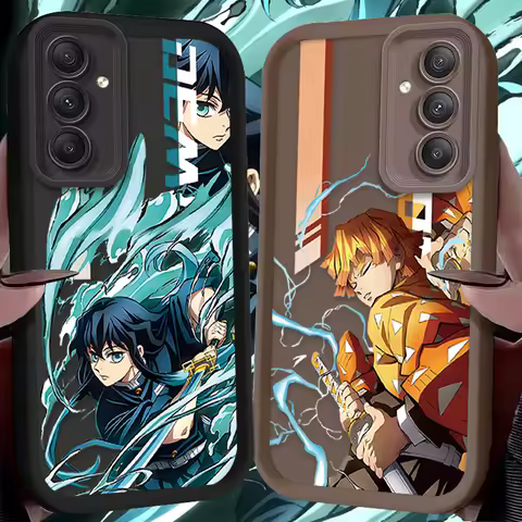 Anime Demon Slayer Case for Samsung Galaxy A35 A55 A15 A25 A16 A06 A05 A05S A24 A13 A23 A12 A22 A32 A52 A71 A51 4G Soft Cover