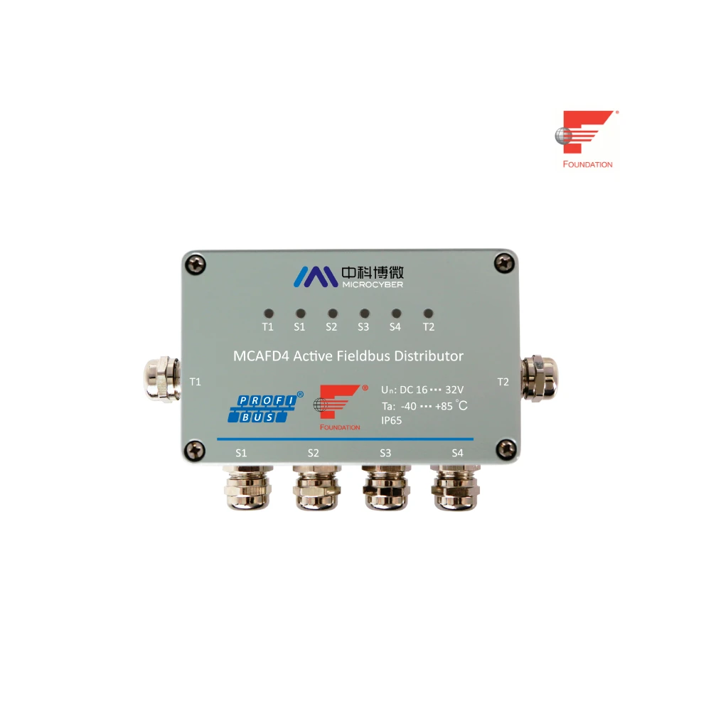 MCAFD4 4 Channel Fieldbus Distributor for Foundation Fieldbus FF H1 level meter