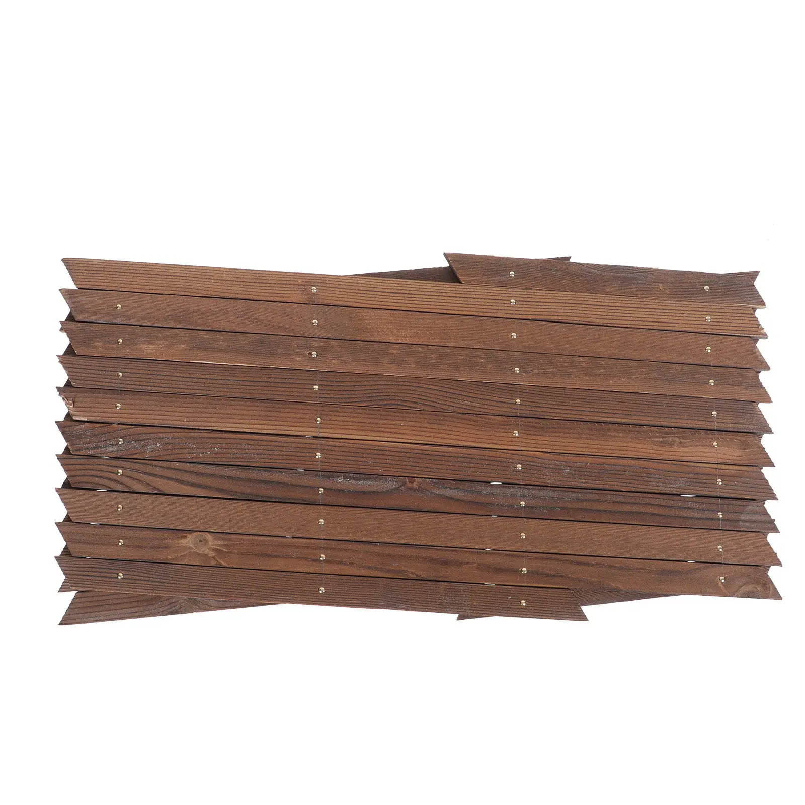 Panel de Cerca de Jardín de Madera Resistente a la Oxidación, para Decoración de Patio Exterior, Borde de Jardín y Decoración de Árboles de Navidad, Estilo Pastoral