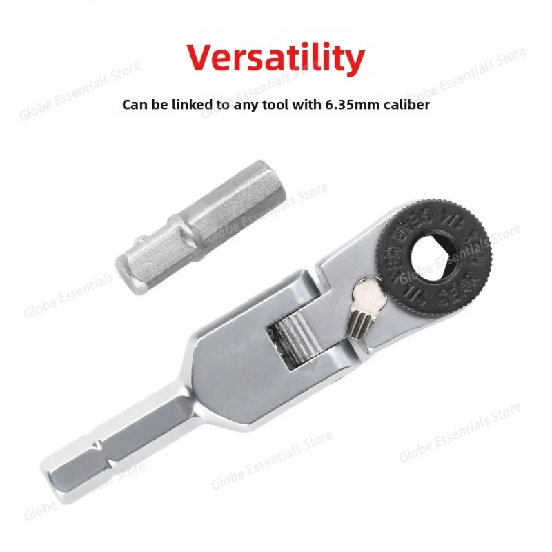 6.35mm Wrench Screwdriver Hex Torque Wrenches Tool Wrench 1/4 Screwdriver Rod Socket Wrench Hand Repair Tool 1pcs
