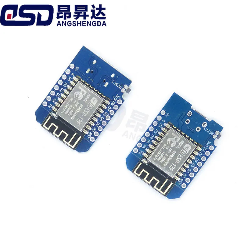 Wemos D1 Mini TYPE-C/MICRO USB ESP8266 ESP-12F CH340G V2 Płytka Rozwojowa WIFI D1 Mini NodeMCU Lua IOT Board 3.3V Z Pinami — zdjęcie produktu 2