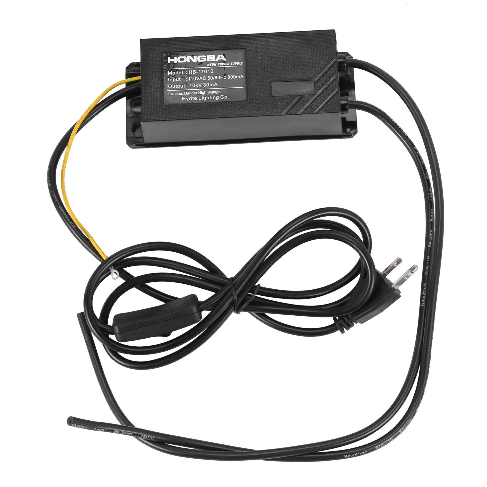 

Новый 10 кВ 120 В неоновый световой знак трансформатор для источника питания неоновой вывески пивной бар неоновые вывески американская вилка