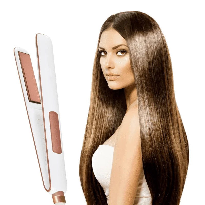 Electric splint straight hair curling dual purpose negative ion does not hurt hair