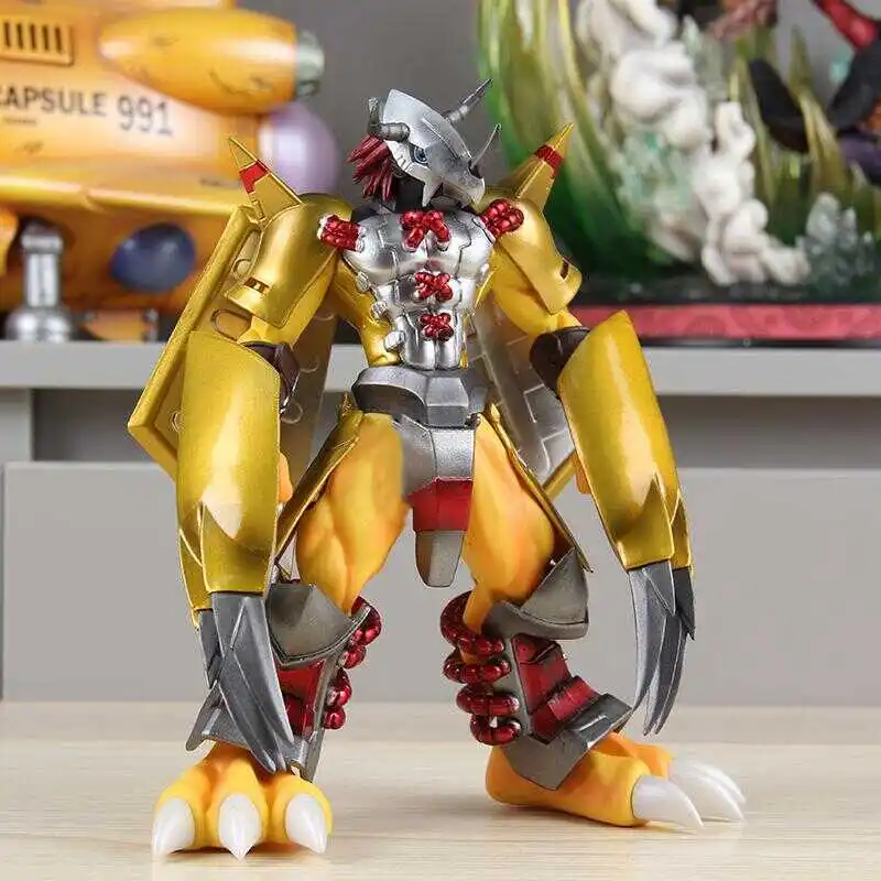 Hot 20cm Digital Monster Wargreymon Anime Figure Action Figure Model Statue Collection Model Decoration Ornament Xmas Toys Gifts