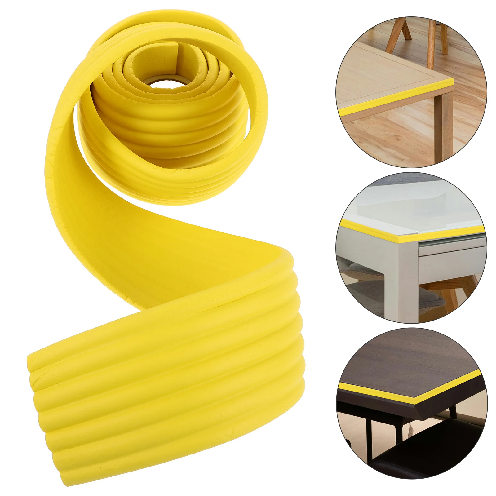 

Soft Furniture Edge Protector Strip Safety Guard Desk Cabinet Corner Anti-Collision Child Proof Pad Adhesive Easy Install Home