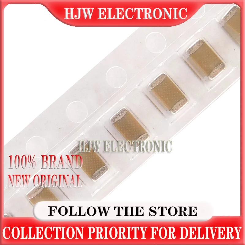 50pcs 0402 0603 0805 1206 Capacitor 0.1uF 0.47uF 1uF 2.2uF 4.7uF 10uF 22uF 47uF 100uF 104J 50V 100V