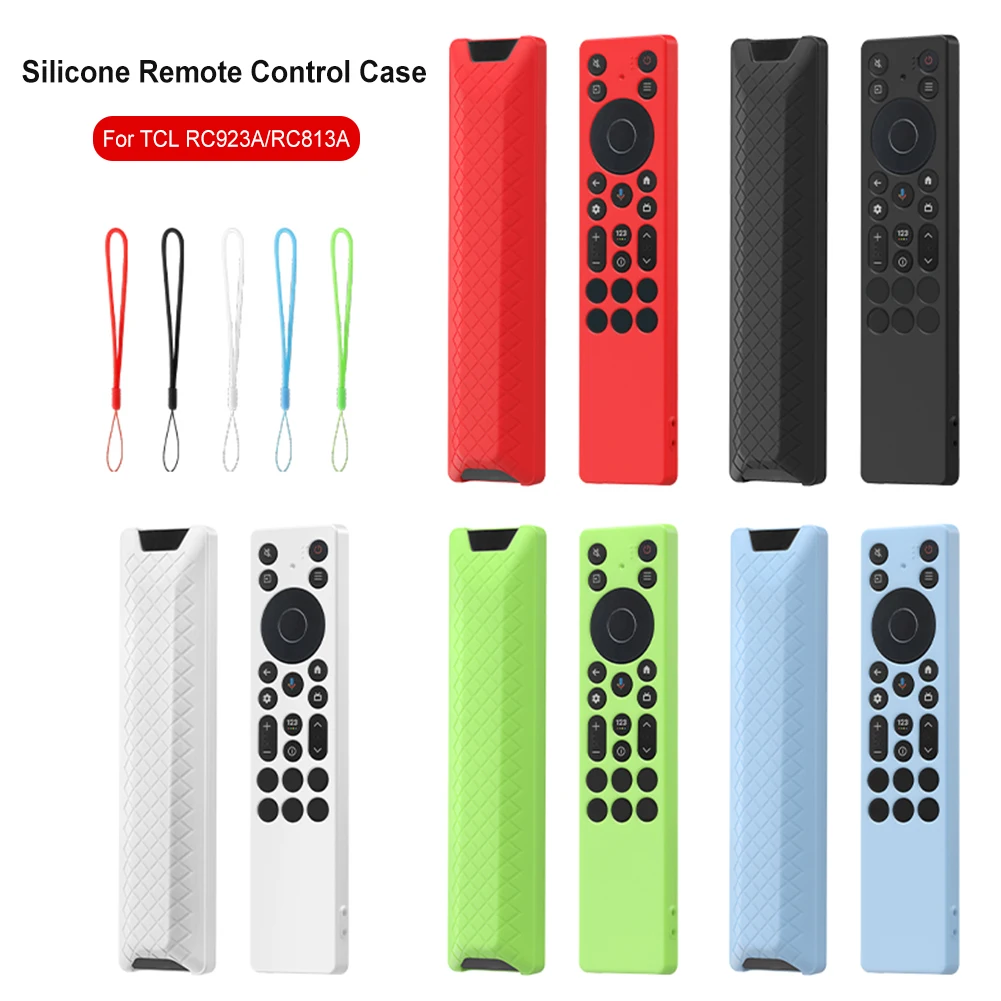 

Silicone Case for TCL RC902V FMR1 Voice Remote Remote Controller Case Smart TV Protective Cover Sleeve Anti Slip Remote Cover