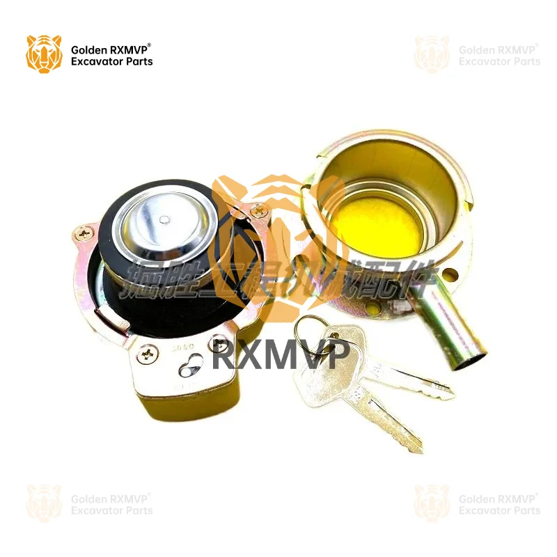 For Komatsu PC200/220/240/300/360-6-7-8Hydraulic fuel tank cap fuel filler door Excavator Parts