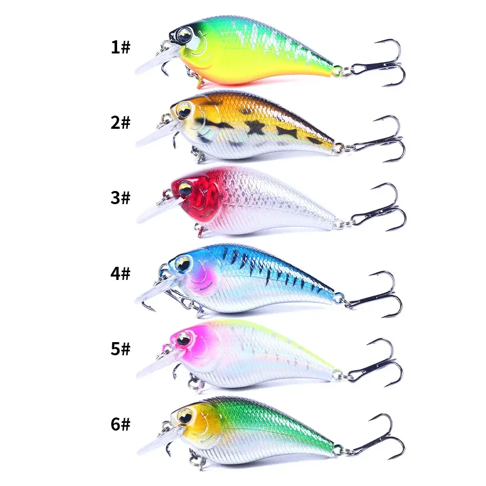 Isca De Pesca Quadrada, 1 Peça De 7cm 9.5g, Para Mergulho, Crankbait, Artificial ,Swimbait Para Baixo Pike Predador Pesca 1PCS