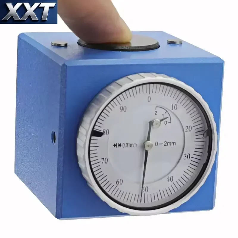XXT 0-2mm X 0.01mm Measuring Apparatus Metric Range Magnetic Z Axis Tool Dial Zero Pre Setter Gage CNC Inch