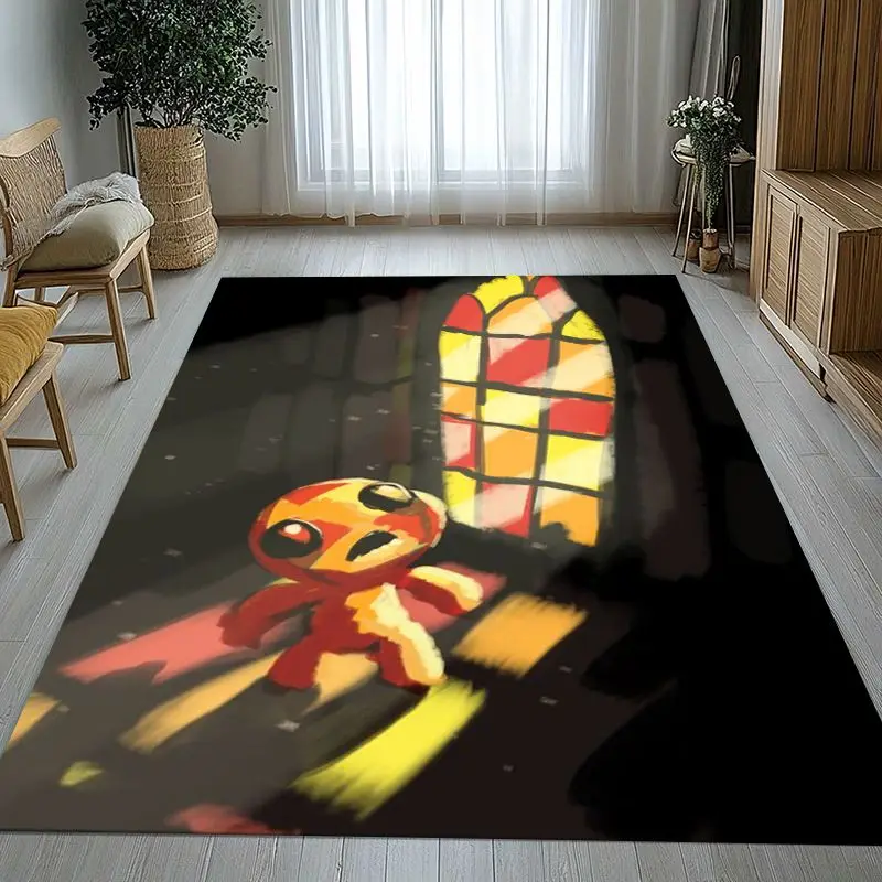 Game The Binding Of Isaac Soft Non-Slip Large Area Rug for Living Room,Bedroom Playroom Carpet Mat for Sofa,Home Decor Gift