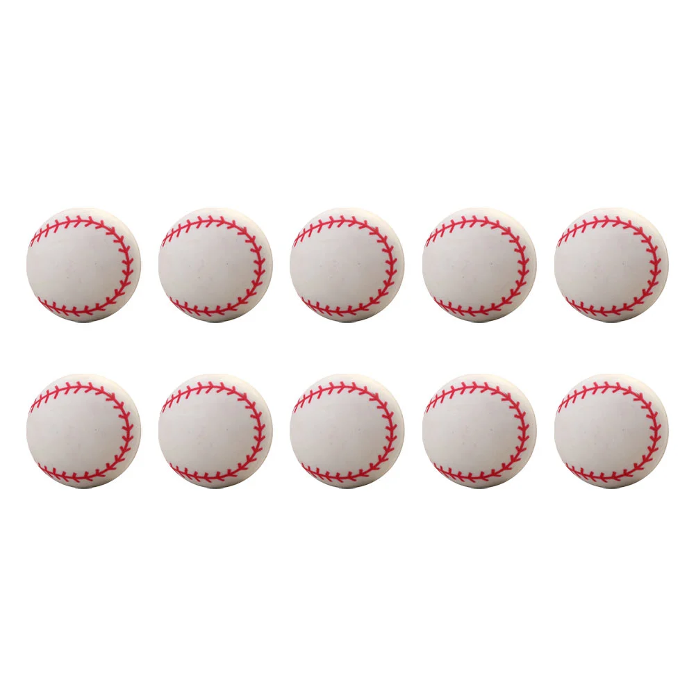 

20 Pcs Baseball Bouncy Playing Toy Rubber Jumping Bounce Educational Bouncing Balls