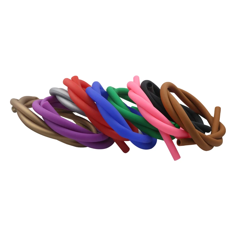 1pc 1.5M Silicone Hookah Hose Without Aluminum Stem No Crease Silicone Hose For Smoking Shisha Hookah Narguile Accessiories