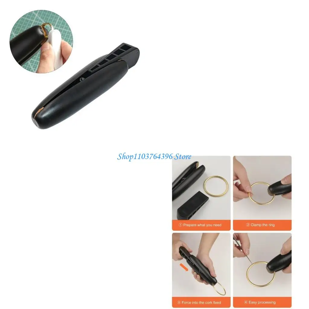 

Практичный кольцевой зажим, пластиковый кольцевой зажим, принадлежности для изготовления колец для удобного использования в и