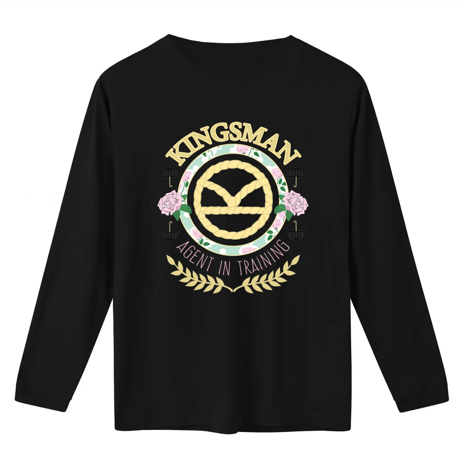 Agent In Training (Colour Version) Fitted T-Shirt Summer Casual Cotton Tee Oversized Streetwear Tops Vintage Graphic Print