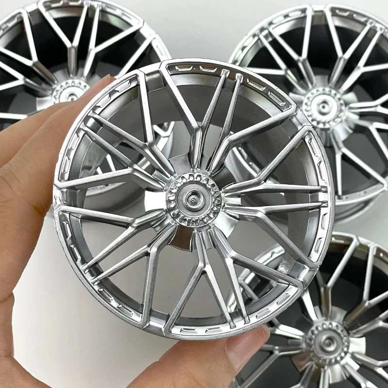 Rood en vergulde wielnaaf 68577 - Blokaccessoires compatibel met LEGO 1:8 schaalauto's (42083/42056/42115) Bouwstenen