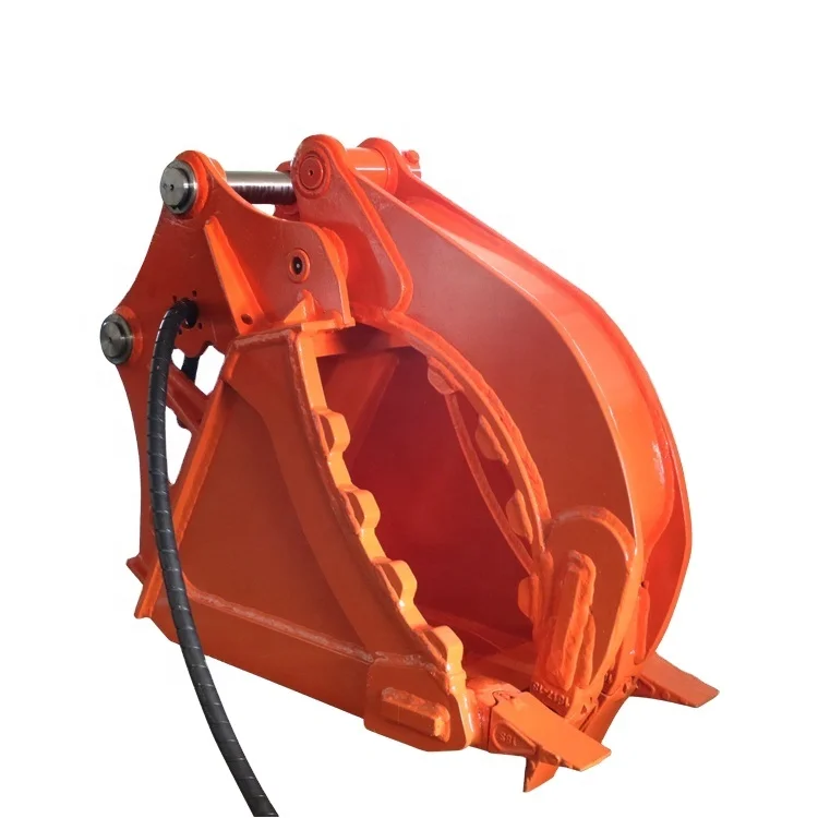 PC200 Excavator Grab Bucket, Clamp bucket, ZX200 Clamp Bucket Grab