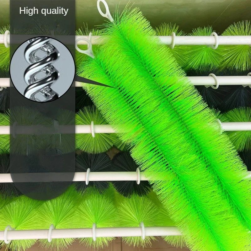 10pcs Fish Tank Cleaning Tools Koi Fish Pond Filter Brush 30/40/50cm High-density Brush Skimmer Aquarium Filtration System