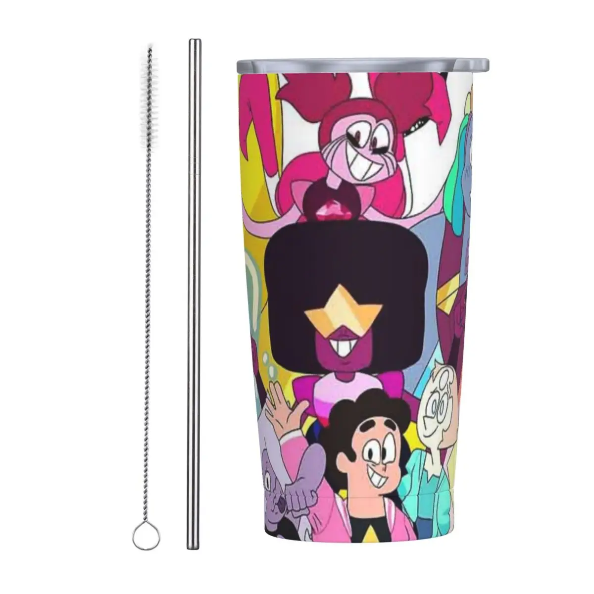 Goodbye Steven Universe Stainless Steel Tumbler Vacuum Insulated Mugs Thermal Cold Cup Straws With Lid 20oz