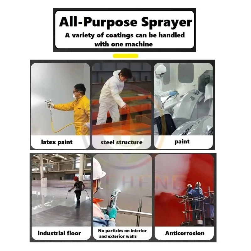 Superior Electric Airless Paint Pump Machine Easy To Operate With Powerful Motor For Manufacturing Plants New Condition