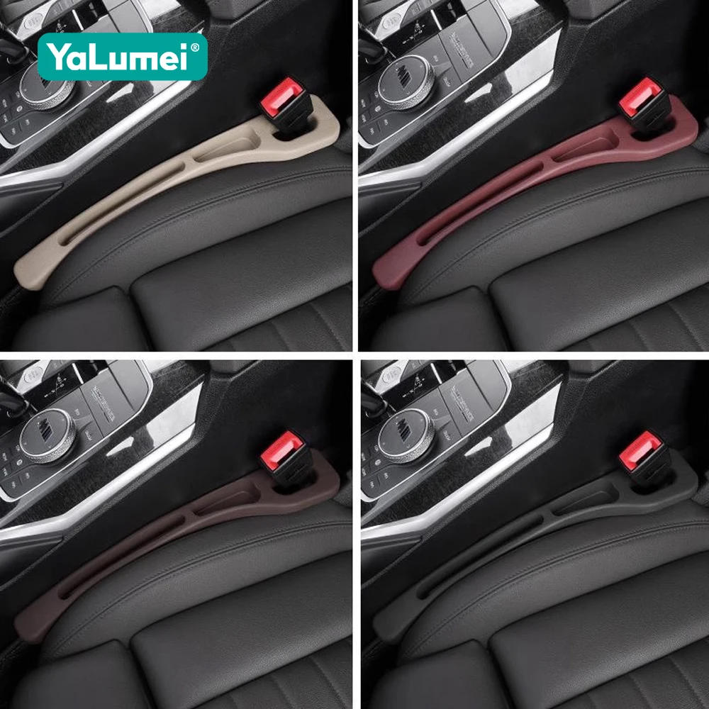 2Pcs Universal Car Seat Gap Plug Strip Side Seam Car Gap Filler Leak Proof Seat Gap Storage Organizer Interior Decor Accessories
