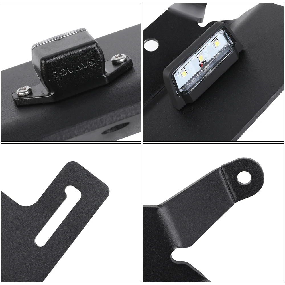 License Plate Holder LED Light For Harley Fat Boy 114 107 2018-2024 Motorcycle Tail Tidy Fender Eliminator Rear Bracket FLFB