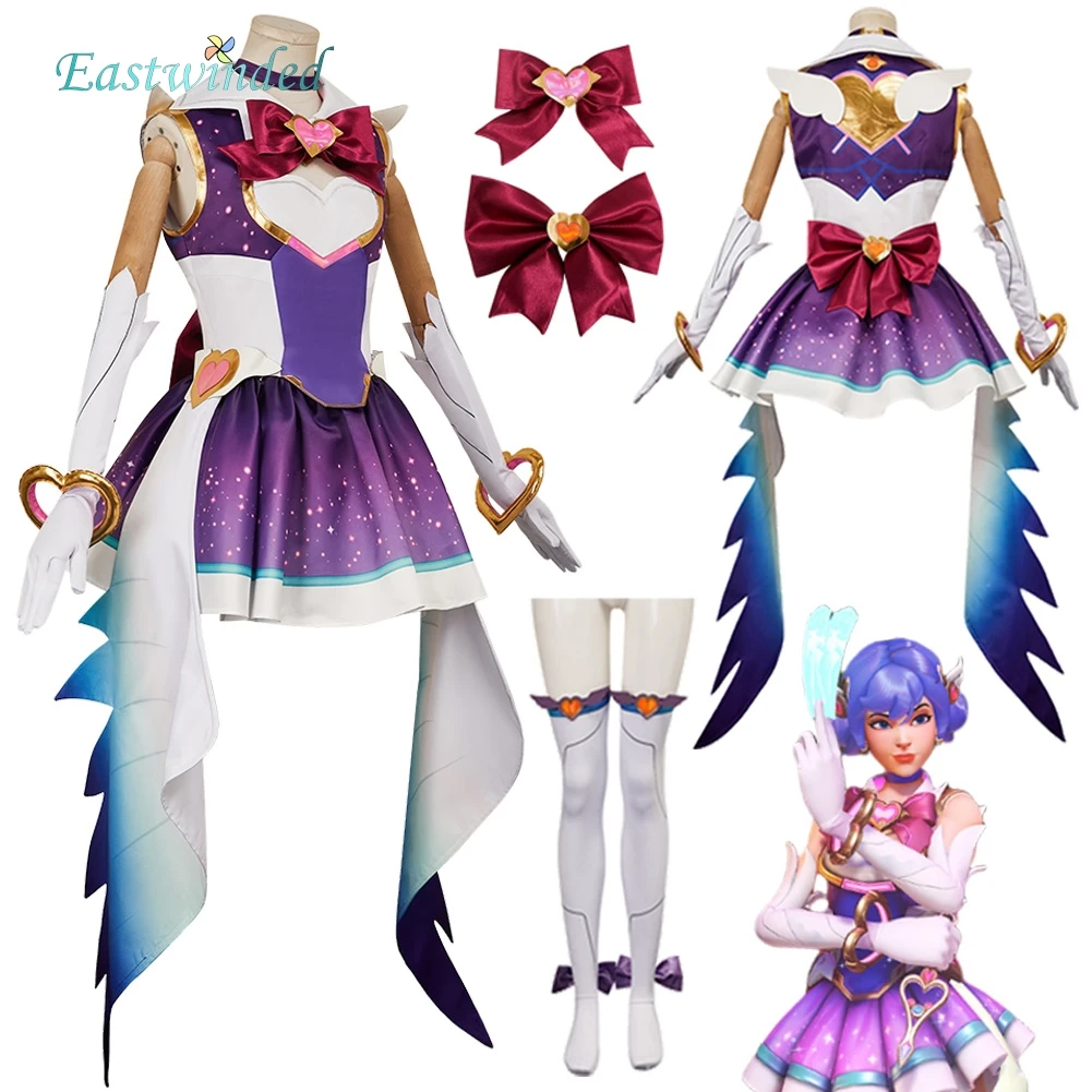 

Game OW Kiriko Cosplay Dress Long Socks Outfits Adult Female Disguise Skirt Costume Halloween Carnival Party Roleplay Suit