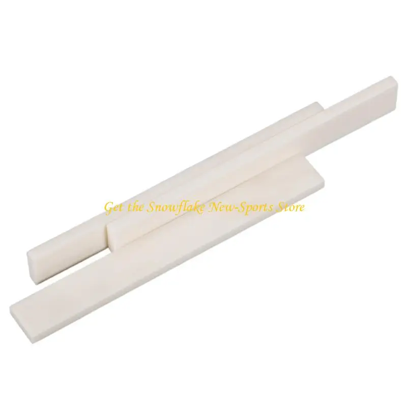 E56D Blank String Guitar Nut Guitar Bridge Saddle Bone Acoustic Guitar String Bridge Saddle Blanks Guitar Replacement Parts