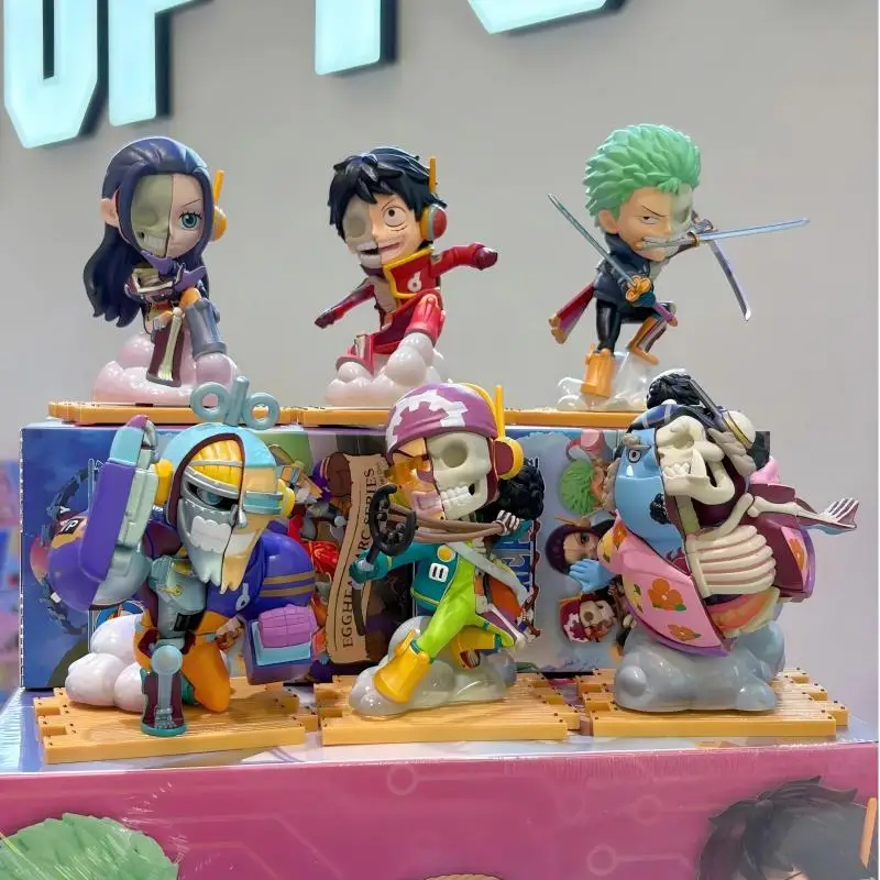Caja ciega de la serie Egghead Arc Edition de una pieza, figura de acción de Roronoa Zoro, mono D Luffy, caja misteriosa, modelo de Anime Jinbe, juguetes para muñecas