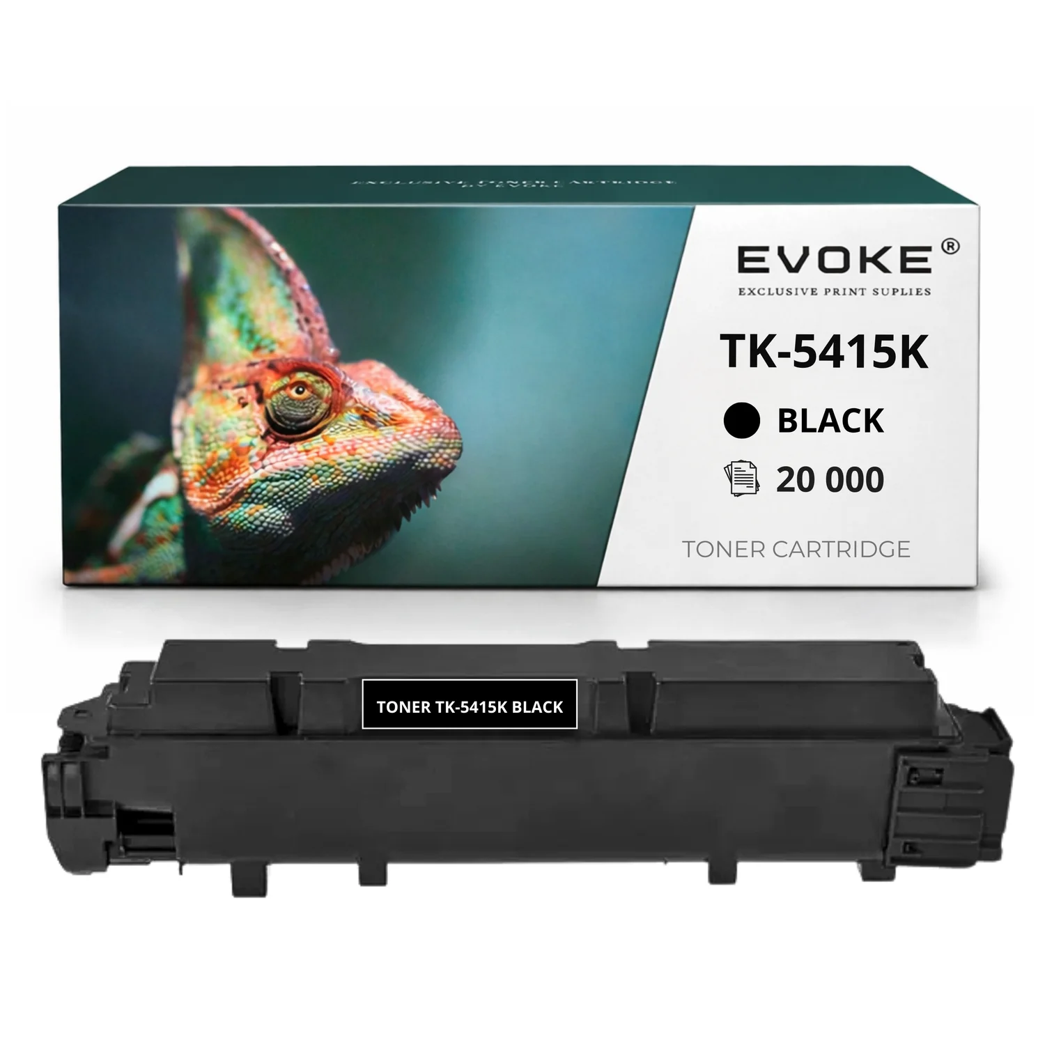 Evoke Compatibele Toner voor Kyocera Tk5415 K Tk5415K Tk-5415K 1T02Z70Nl0Bk Zwart 20000 Pagina's Taskalfa Ma4500Ci