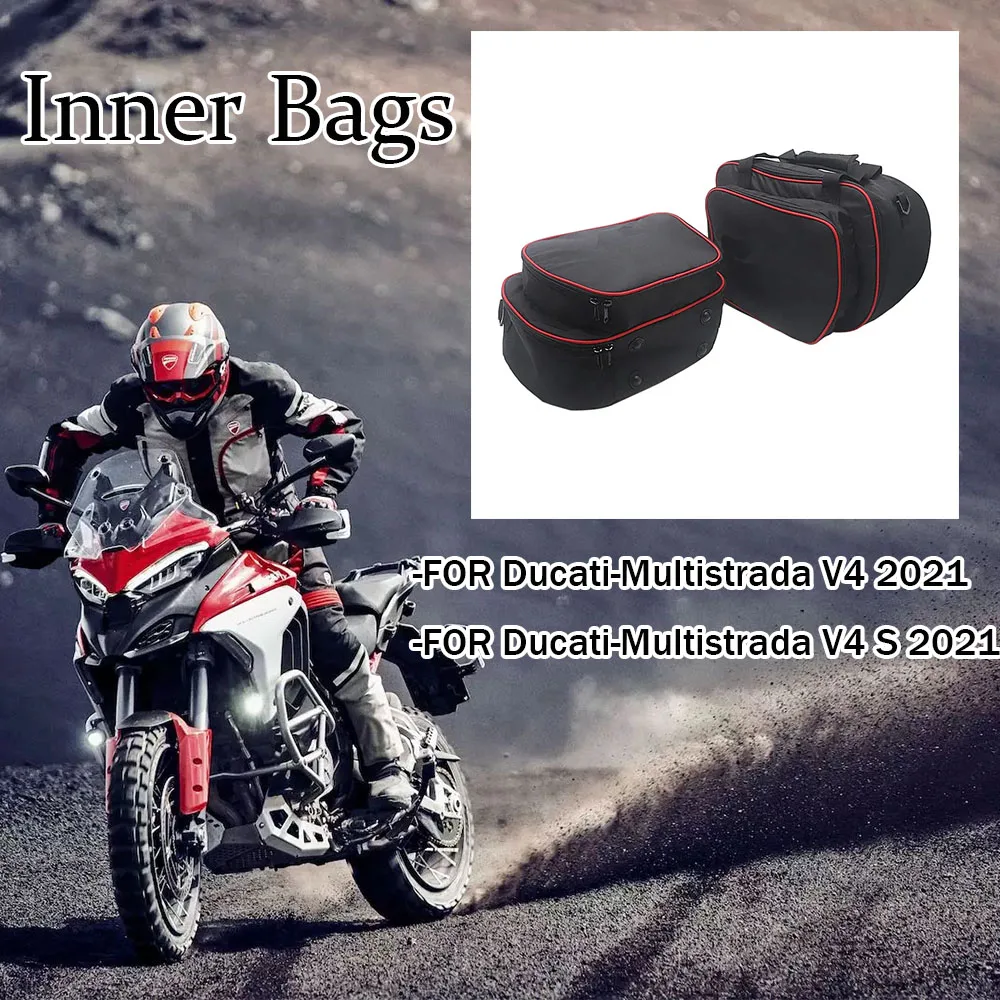 

FOR Ducati-Multistrada V4/V4 S 2021 Motorcycle Inner Bags side bags for panniers/Tail bag for top box
