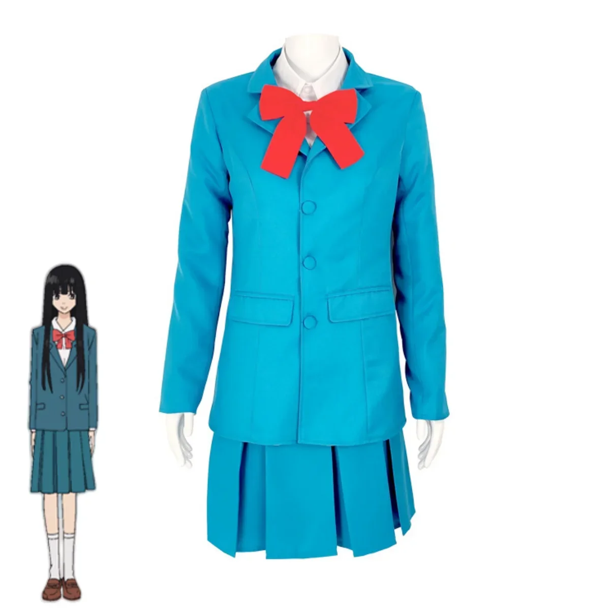 2025年-日本と韓国-jk制服-女性-アニメ-交響詩篇エウレオカ-クロナマサコ-コスプレ衣装