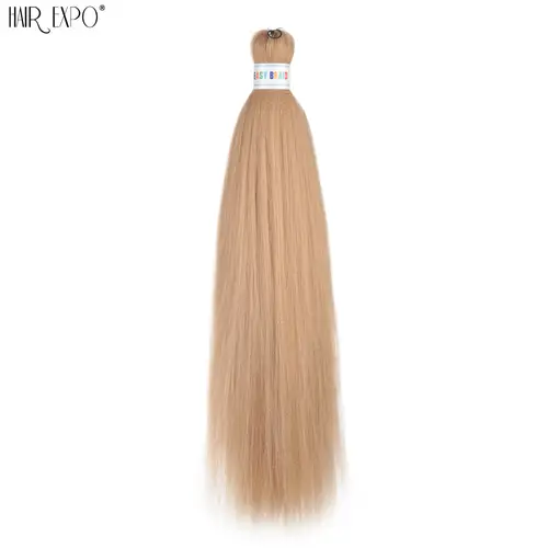 26Inch Easy Braids Hair Synthetic Colourful Pre Stretched Braiding Hair Extensions Jumbo Braids Ombre Yaki Long Straight Hair - Image 47