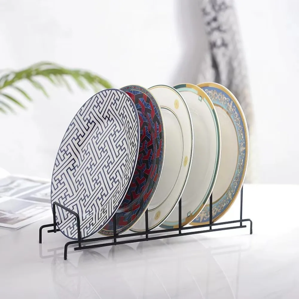 Minimalism Multi Layer Iron Art Rack Shelf Rust-Free Metal Kitchen Organizer Rack Multifunctional Pot Cover Rack Bowl Dish