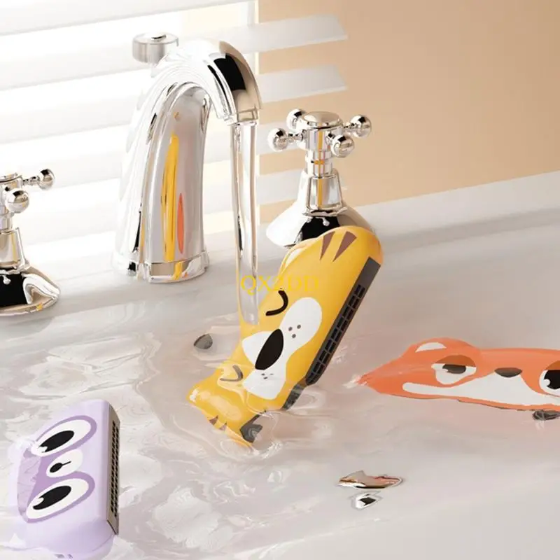 QX2D – jouet Harmonica Animal dessin animé pour enfants, Instrument musique débutant avec Design dessin animé