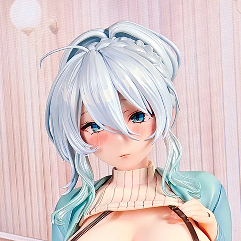 

Премиум-издание, аниме, фигурка Снегурочки, сидящая статуэтка и ледяная красивая модель девушки, коллекционная игрушка премиум-качества