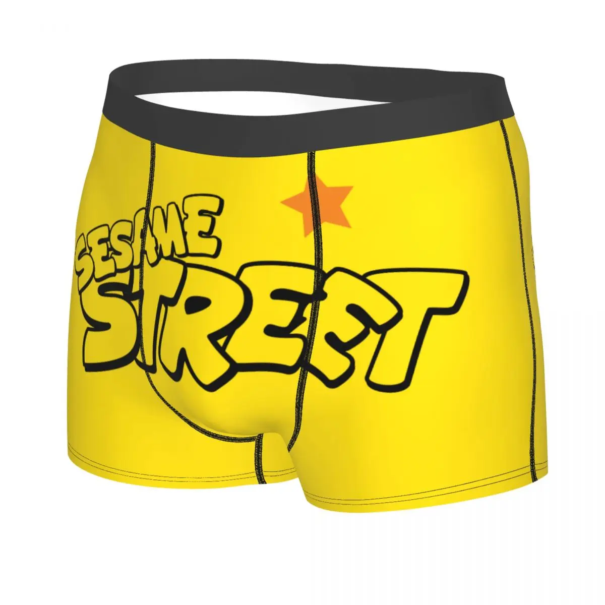 Sesame Streets Man's Boxer Briefs Highly Breathable Underpants High Quality Print Shorts Gift Idea