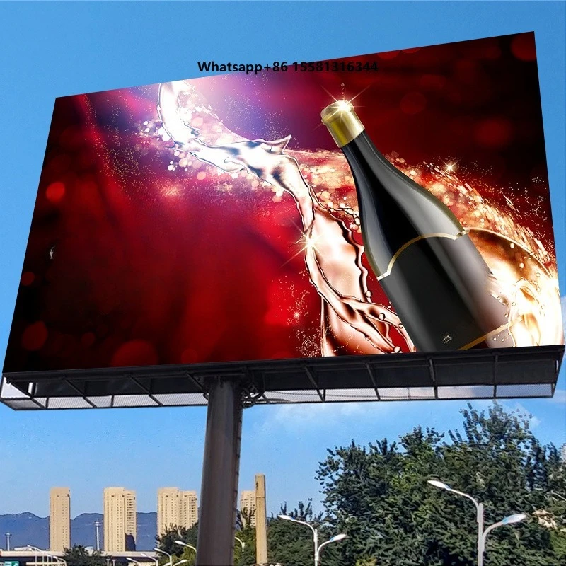 P6 P8 P10 SMD Street Billboard Giant LED Screen Waterproof Movable Outdoor Advertising LED Billboard Display