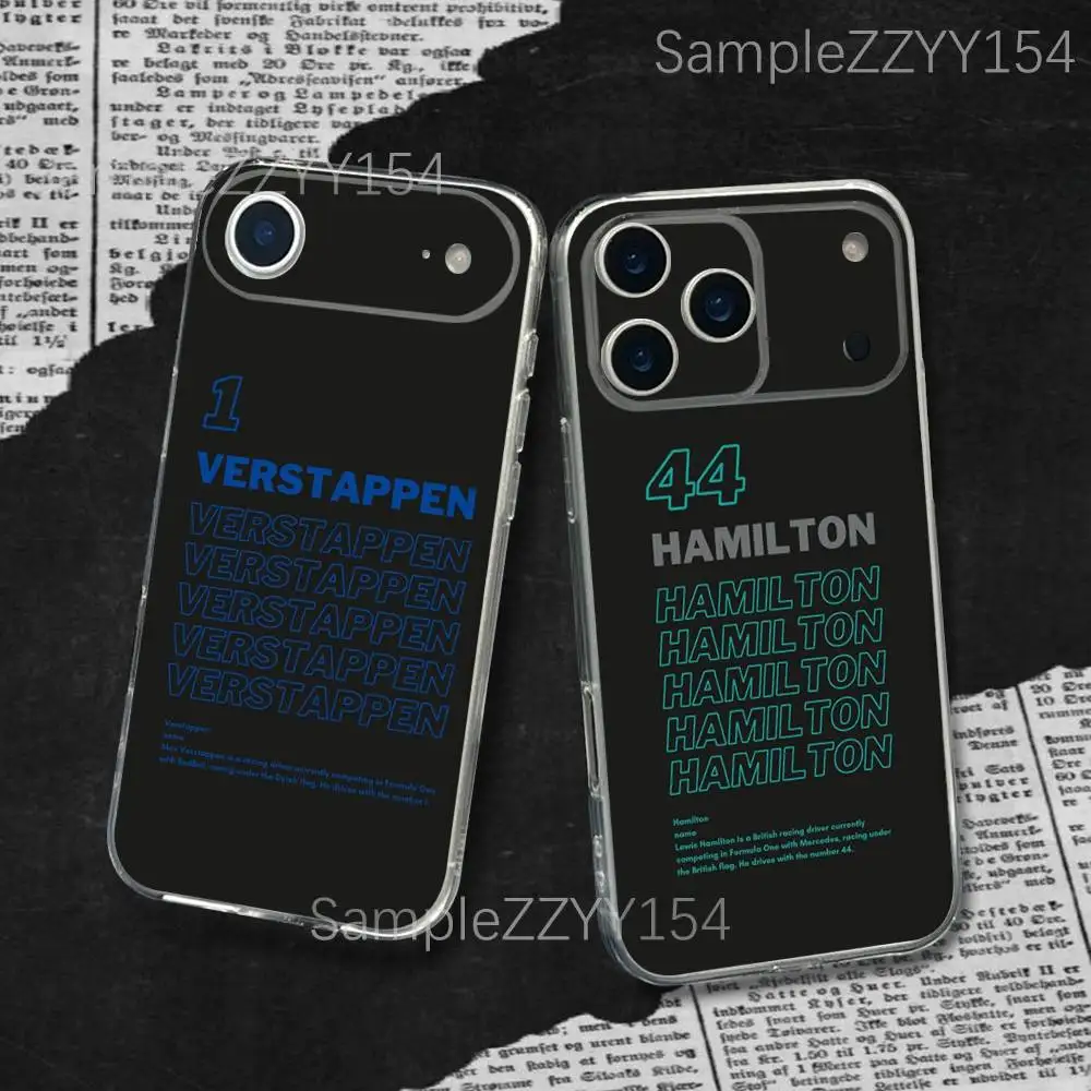 حافظة هاتف F1 Formula 1 رقم 66 لهاتف iPhone 17,16,15,14,13,12,11 Pro,Max,Plus,X,XS,XR,SE4,E غطاء ناعم شفاف صغير