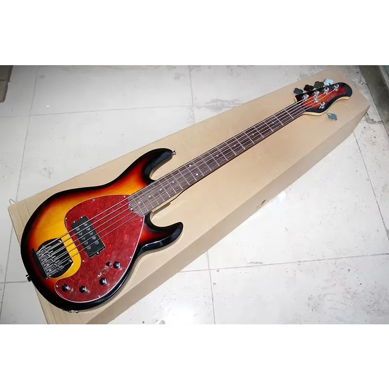 Flyoung 5 Strings Electric Bass Guitar Musical instruments Rosewood Fretboard Bass